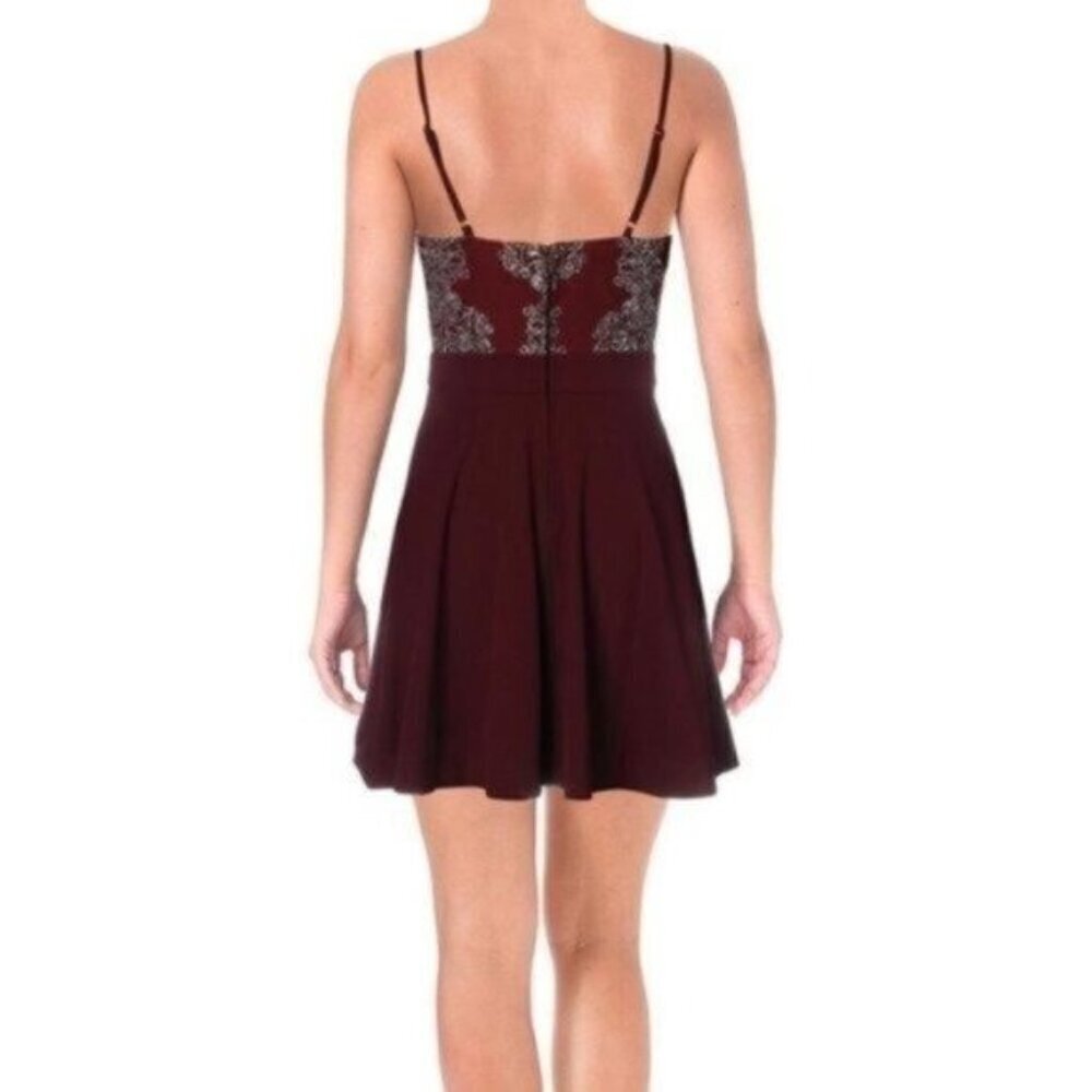 NWT Speechless Caviar Fit & Flare Dress - Picture 3 of 3
